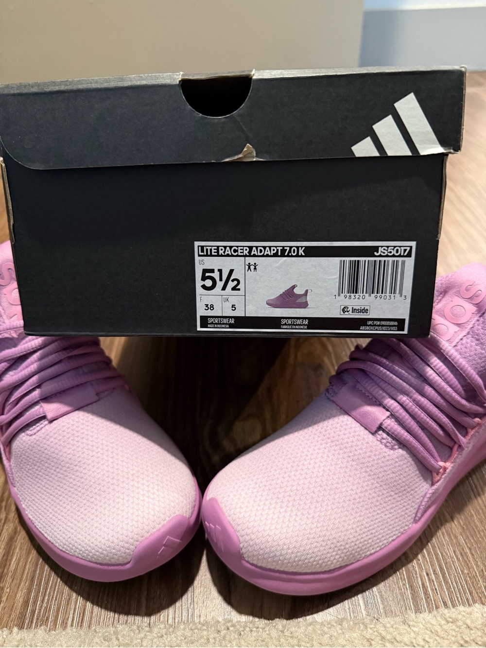 adidas Women’s Pink Athletic Slip-On Sneakers - Picture 10 of 12